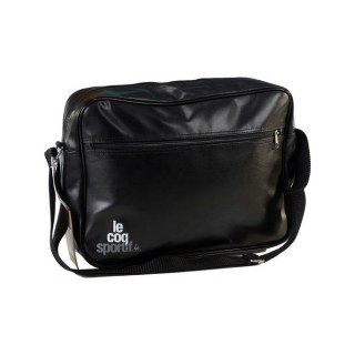 Soldes Le Coq Sportif Ligne Logo Reporter Noir - Sacs Pochettes / Sacoches